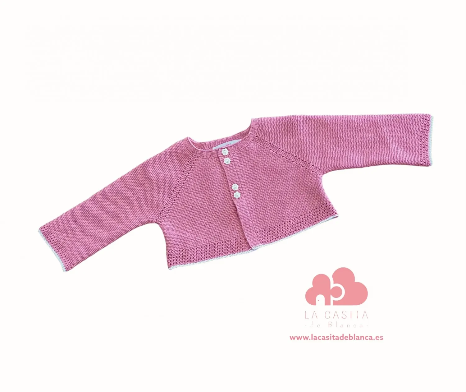 100 x 100 cotton short jacket for girls Hydrangeas collection.