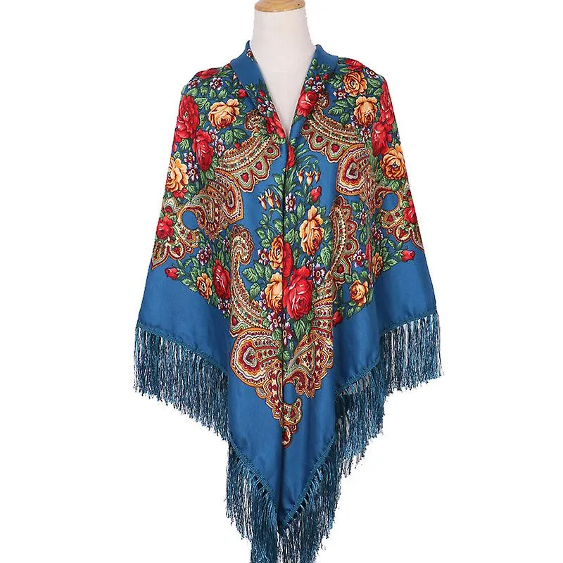 160*160CM WOMEN RUSSIAN SCARF SQUARE BLANKET SHAWL | RUSSIAN HEADSCARF WOMENS  160