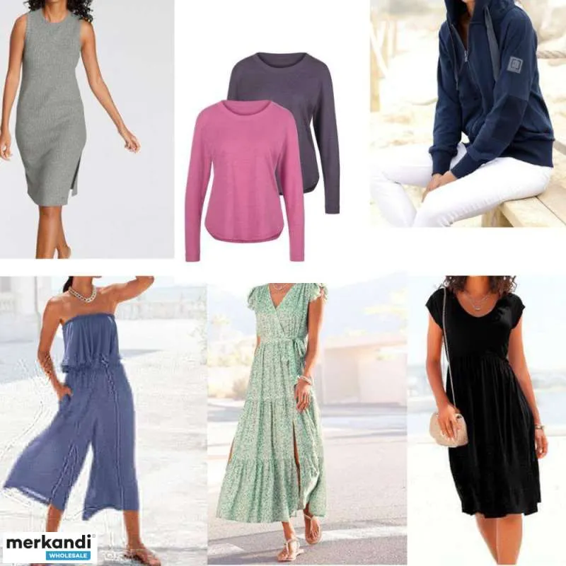 1,80 € por pieza, una mezcla de verano de diferentes tallas de moda femenina y masculina.