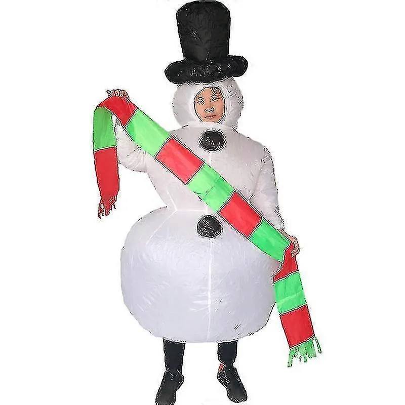 2023CHRISTMAS INFLATABLE SNOWMAN COSTUME SUIT FOR ADULTS HALLOWEEN   PARTY