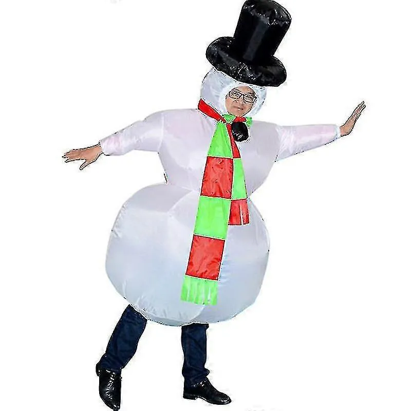 2023CHRISTMAS INFLATABLE SNOWMAN COSTUME SUIT FOR ADULTS HALLOWEEN   PARTY