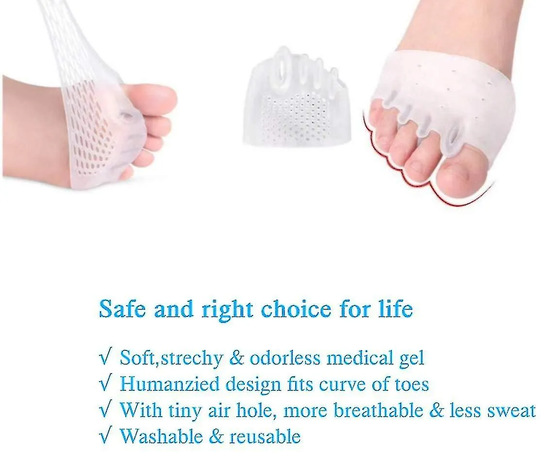 3 Pair Metatarsal Pads, Heel Cushions For Relieve Pain