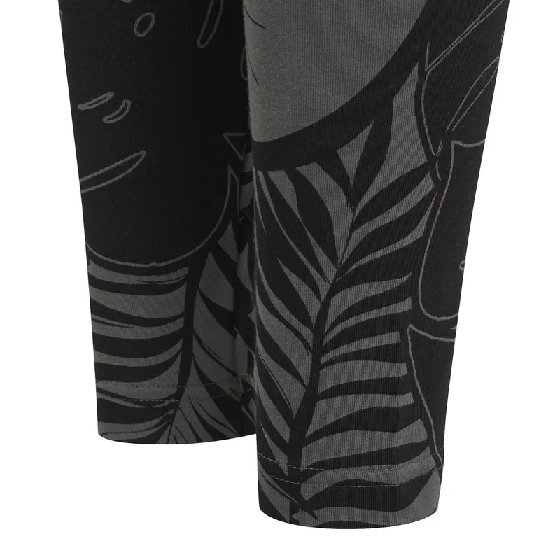 ADIDAS GIRLS FUTURE ICONS AOP TIGHT "GREY FIVEBLACK"