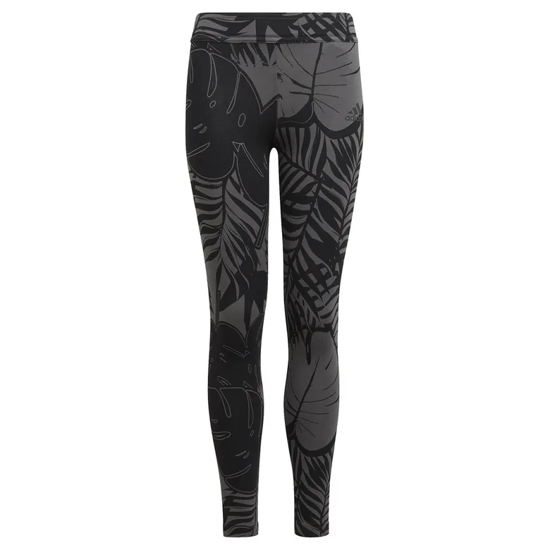 ADIDAS GIRLS FUTURE ICONS AOP TIGHT "GREY FIVEBLACK"