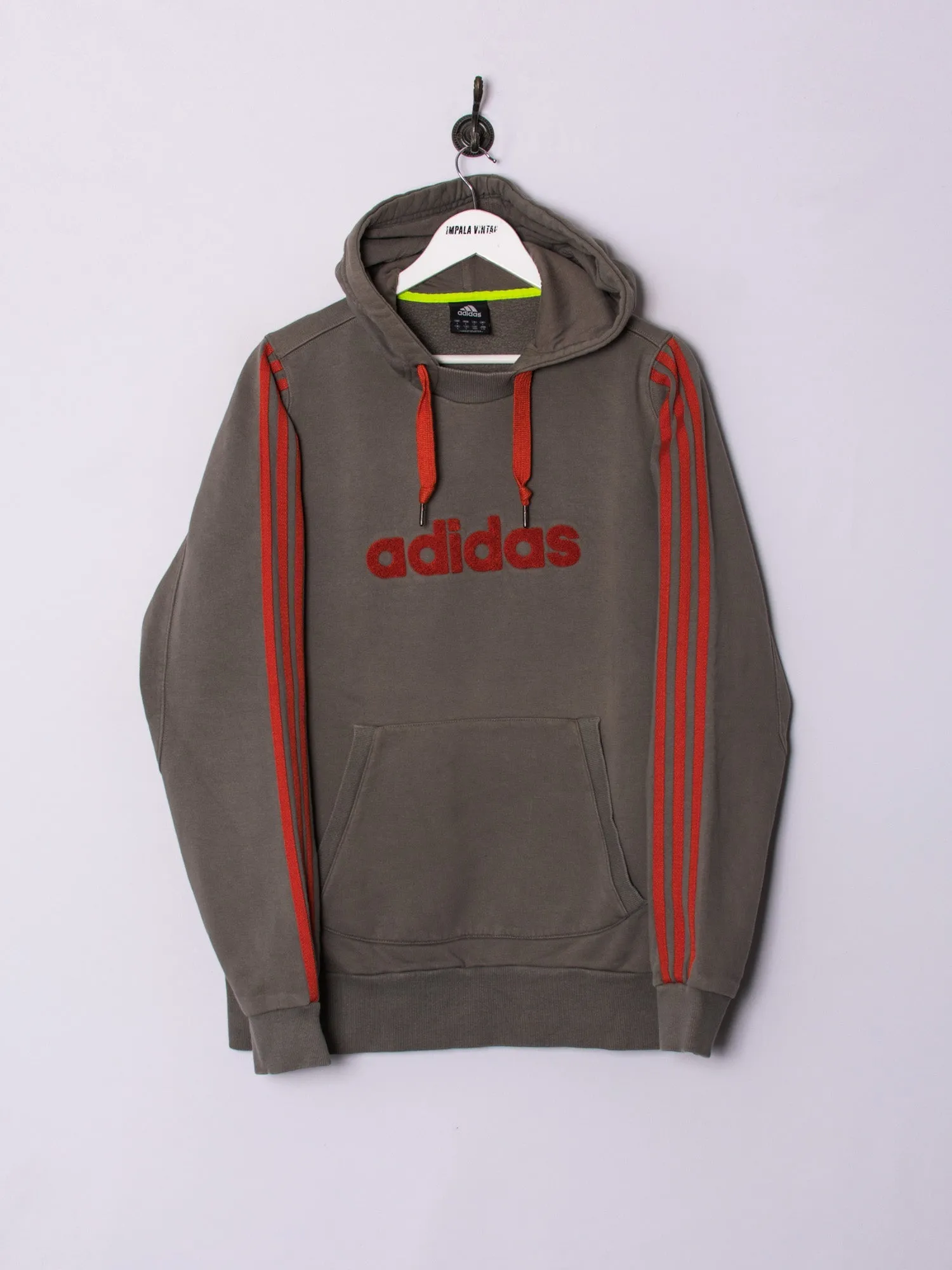 Adidas Orange Logo Hoodie