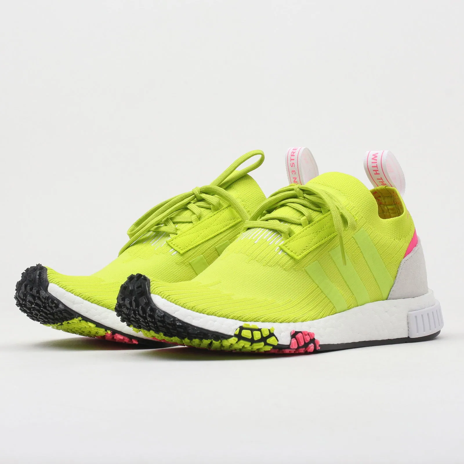 ADIDAS ORIGINALS NMD RACER PRIMEKNIT ''SEMISOLAR YELLOW'' W
