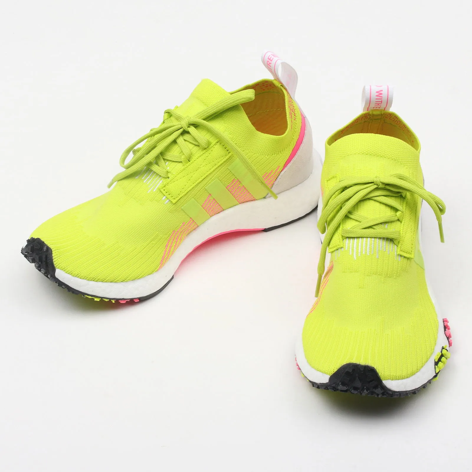 ADIDAS ORIGINALS NMD RACER PRIMEKNIT ''SEMISOLAR YELLOW'' W