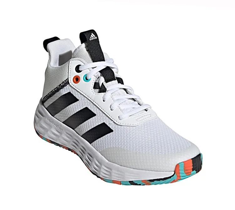 ADIDAS OWNTHEGAME 2.0 KIDS "WHITETRUE ORANGE"