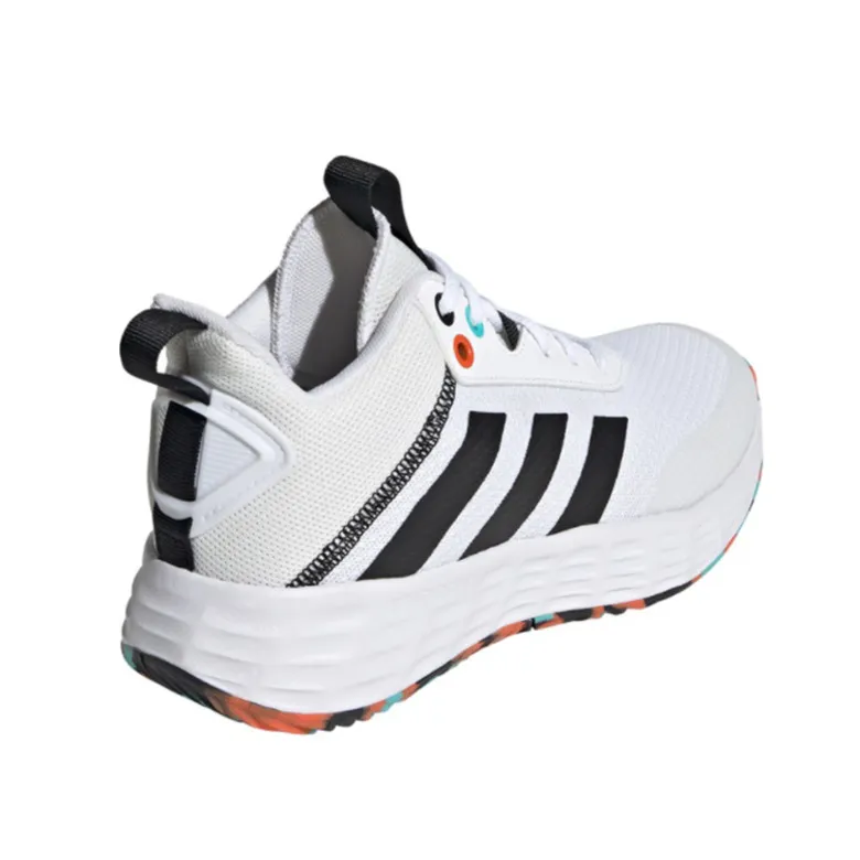 ADIDAS OWNTHEGAME 2.0 KIDS "WHITETRUE ORANGE"