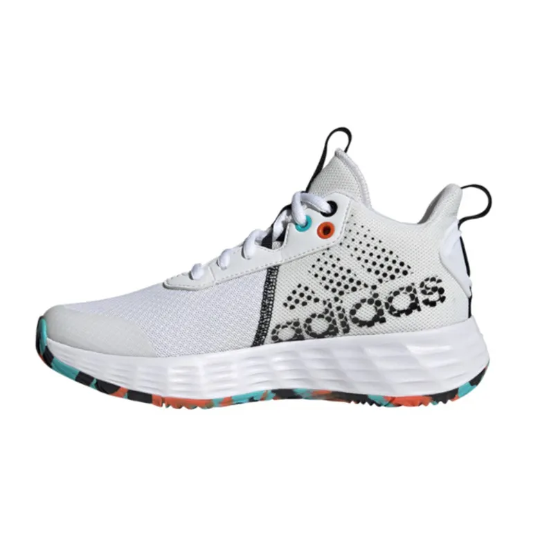 ADIDAS OWNTHEGAME 2.0 KIDS "WHITETRUE ORANGE"