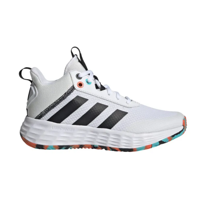 ADIDAS OWNTHEGAME 2.0 KIDS "WHITETRUE ORANGE"