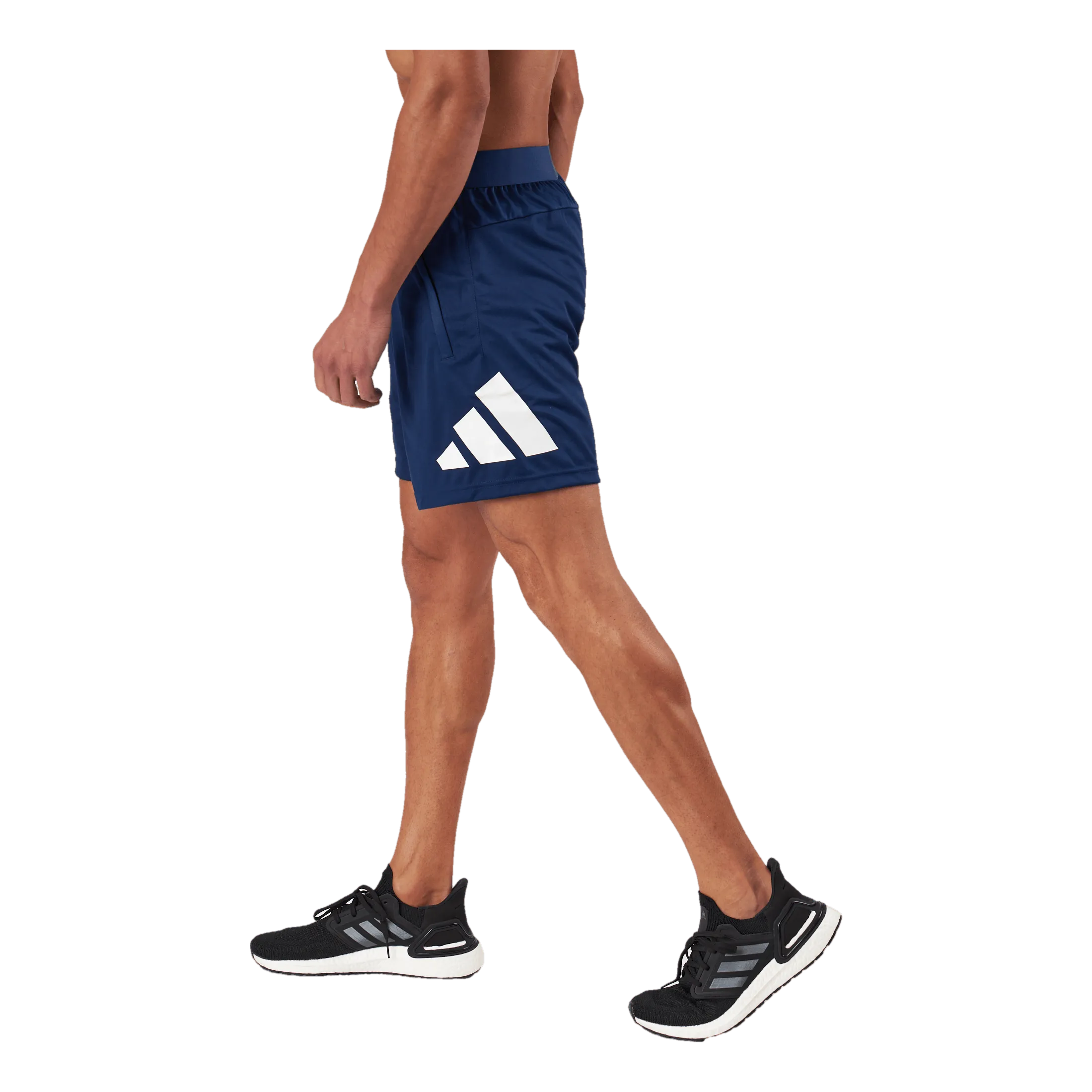Adidas Train Essentials Logo Training Shorts Dark Blue