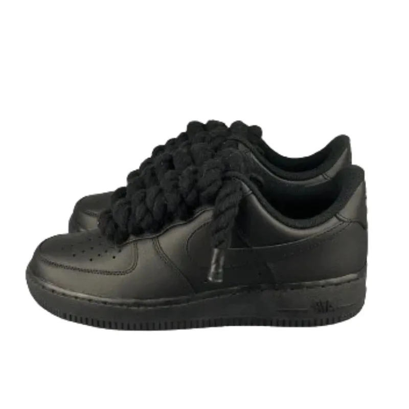Air Force 1 Custom Lacet Corde Noir