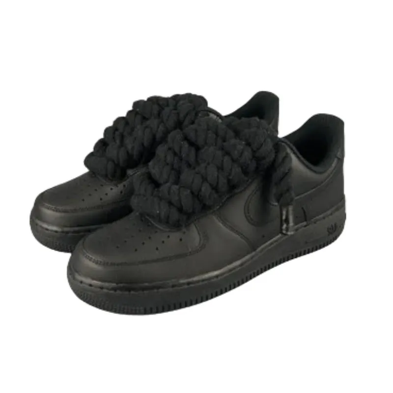 Air Force 1 Custom Lacet Corde Noir