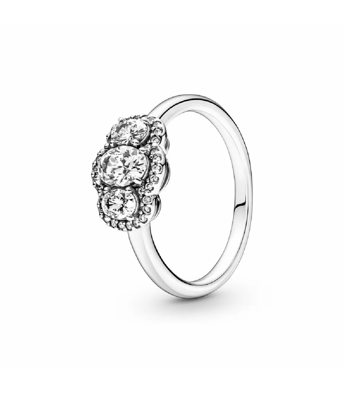 ANILLO VINTAGE PANDORA TRES PIEDRAS  190049C01