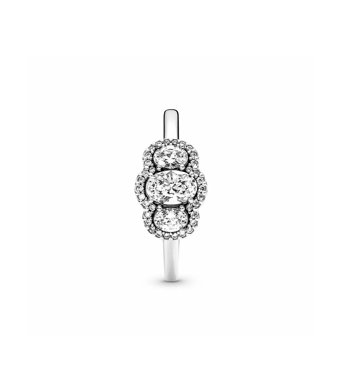 ANILLO VINTAGE PANDORA TRES PIEDRAS  190049C01