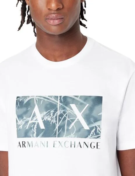 ARMANI TSHIRT WHITE/GREEN G.FIELD