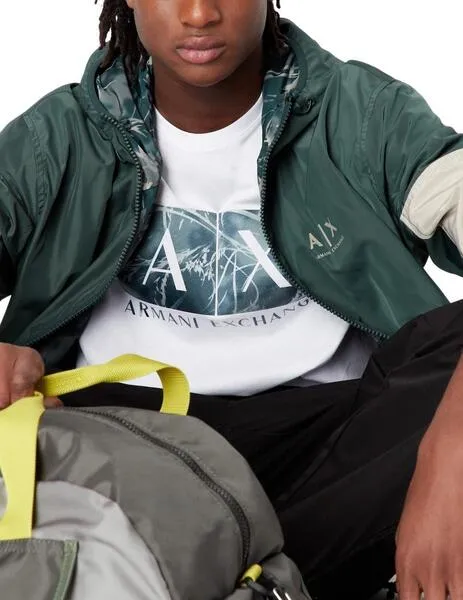 ARMANI TSHIRT WHITE/GREEN G.FIELD
