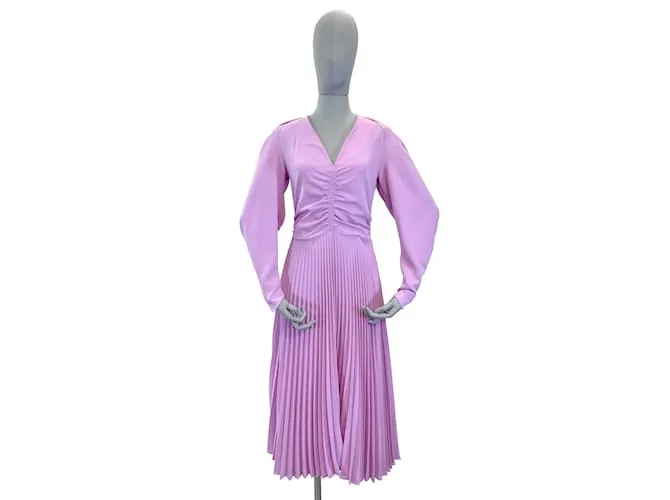 Autre Marque JEAN PATOU Vestidos FR 38 poliéster Púrpura 