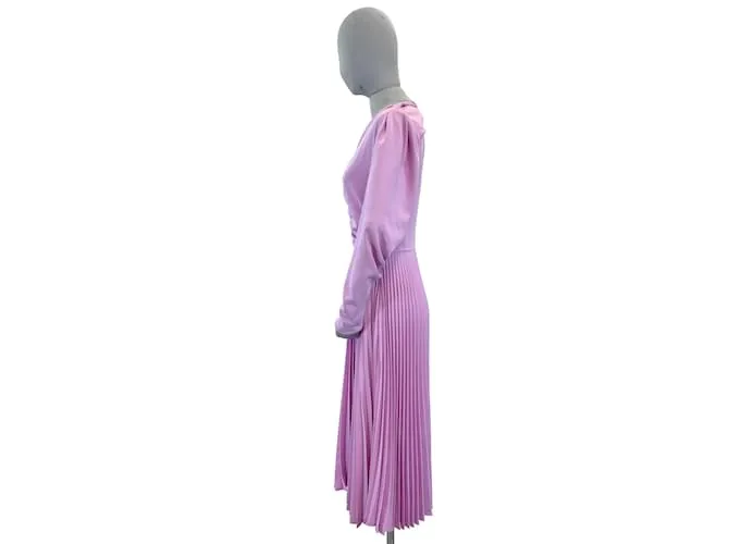 Autre Marque JEAN PATOU Vestidos FR 38 poliéster Púrpura 