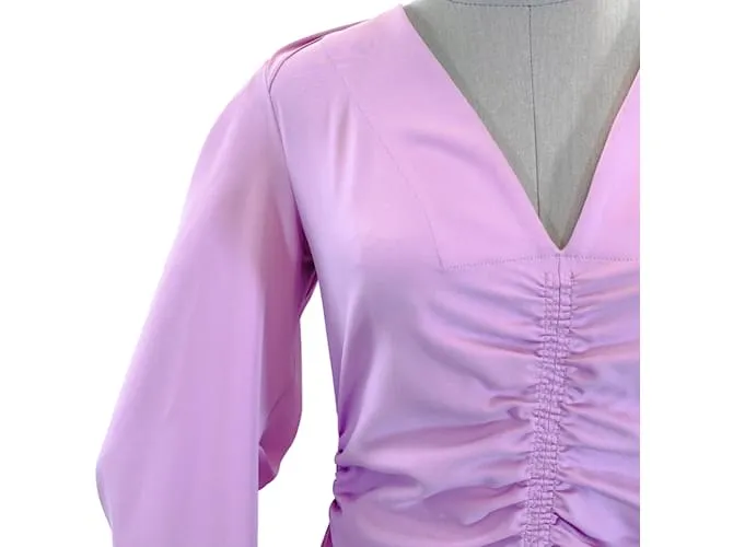 Autre Marque JEAN PATOU Vestidos FR 38 poliéster Púrpura 