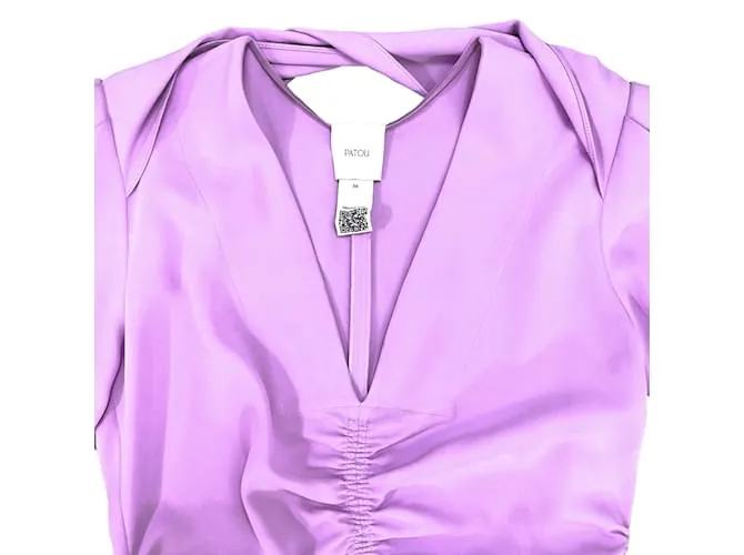 Autre Marque JEAN PATOU Vestidos FR 38 poliéster Púrpura 