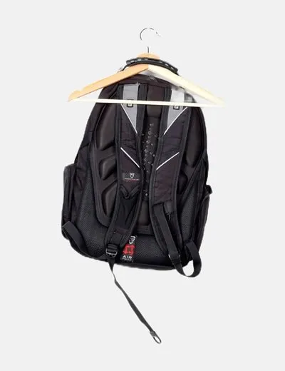 Bagaccio Mochila negra combinada