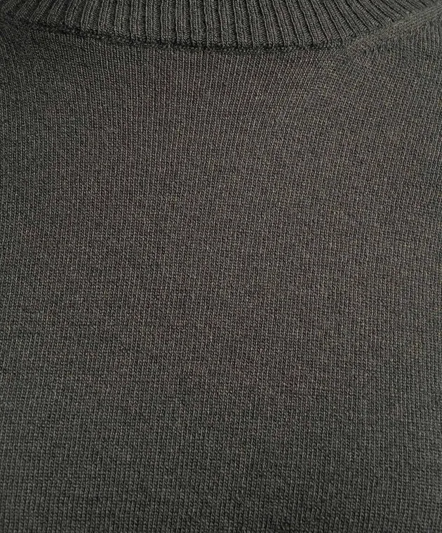 Ballantyne Green wool jumper