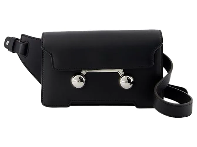 BANDOLERA CROSSBOY  MARNI  PIEL  NEGRO 