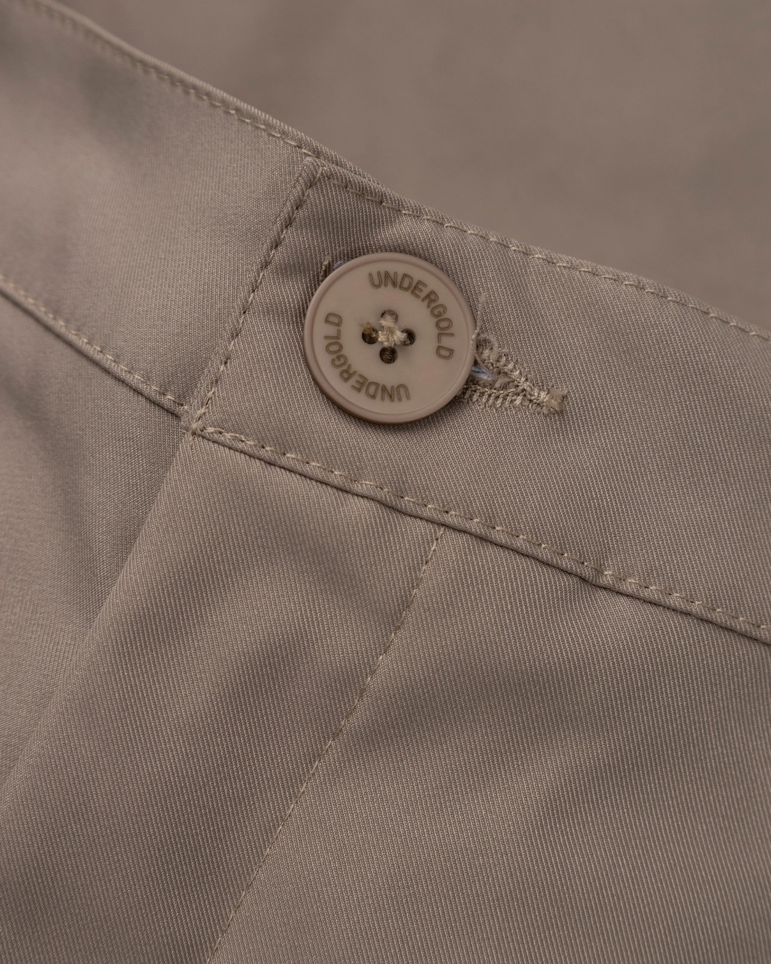 Basics Pockets Trousers Cream