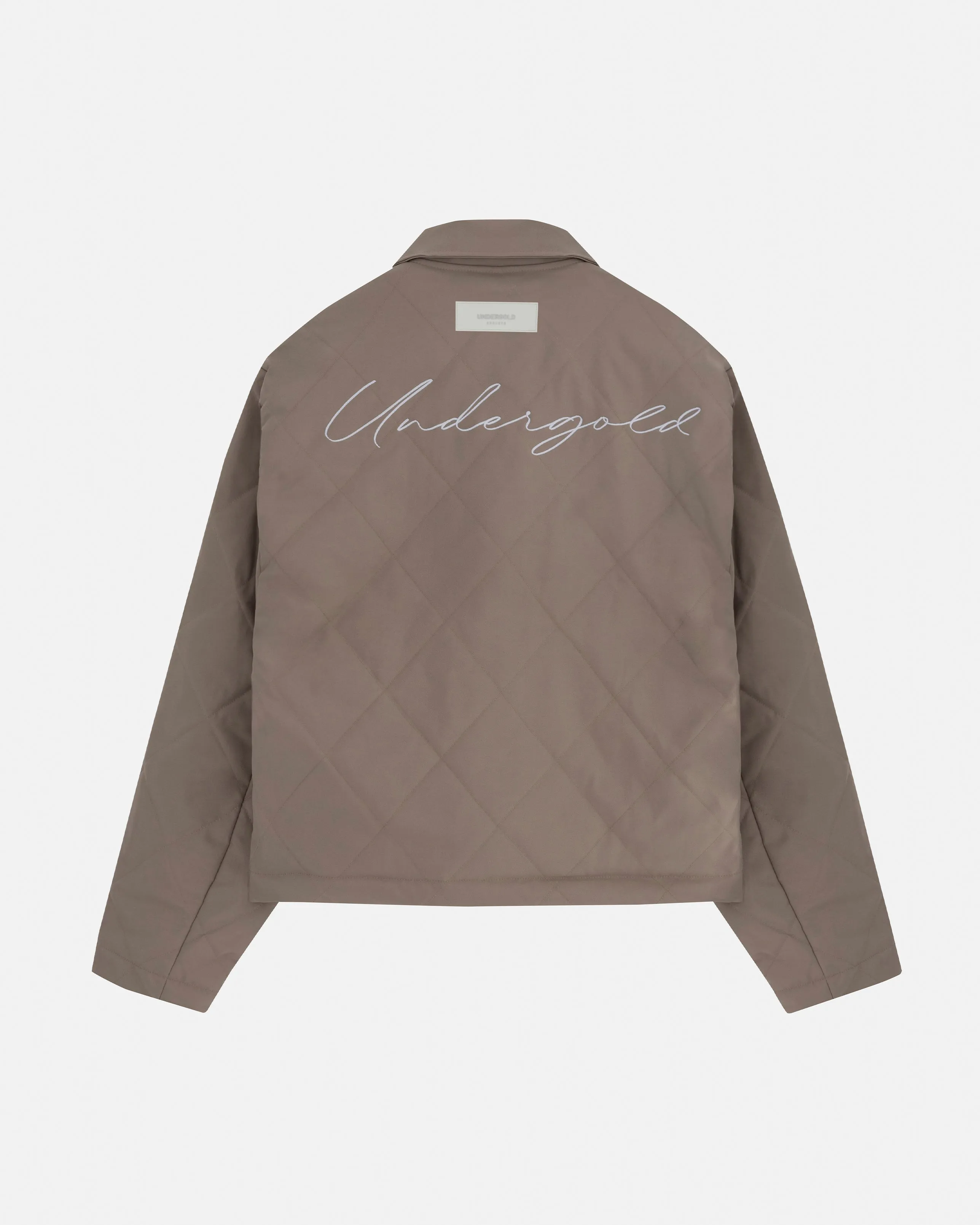 BASICS RHOMBUS ZIPUP JACKET CREAM