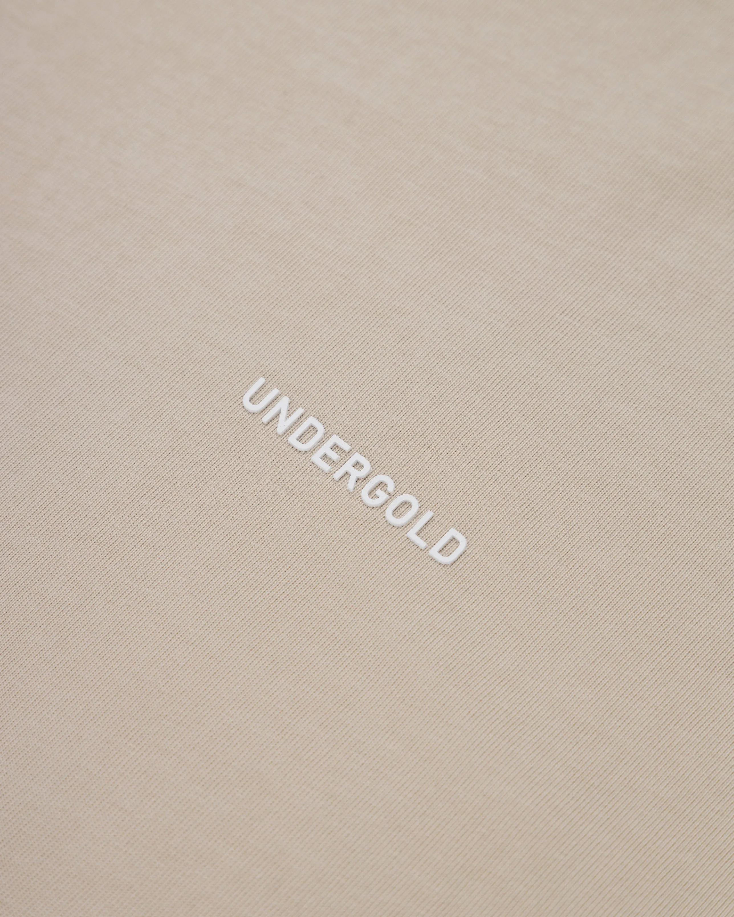 BASICS TINY LOGO REGULAR FIT TSHIRT CREAM