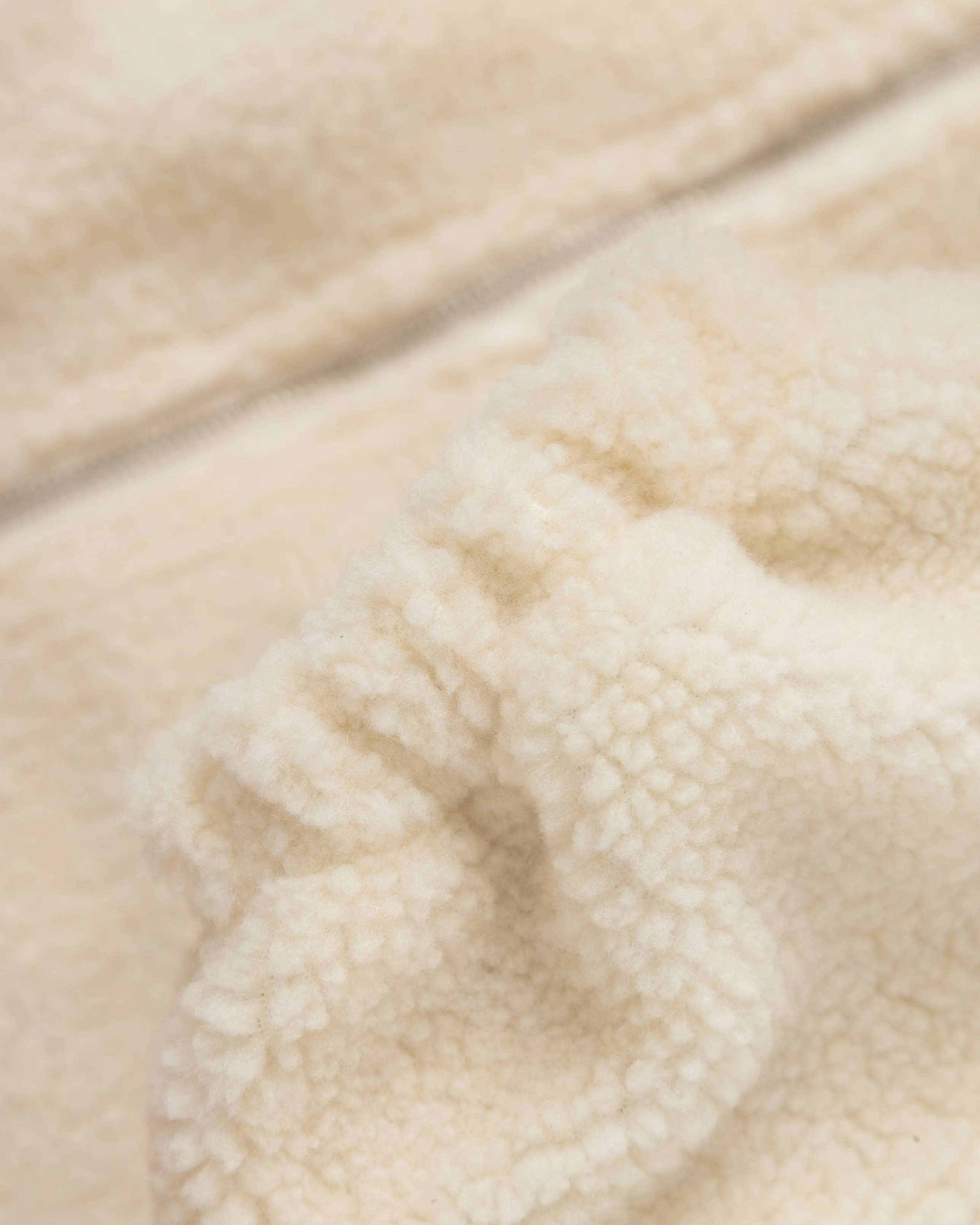 Basics Undergold Design Studio Fleece Zip Up Hoodie Cream
