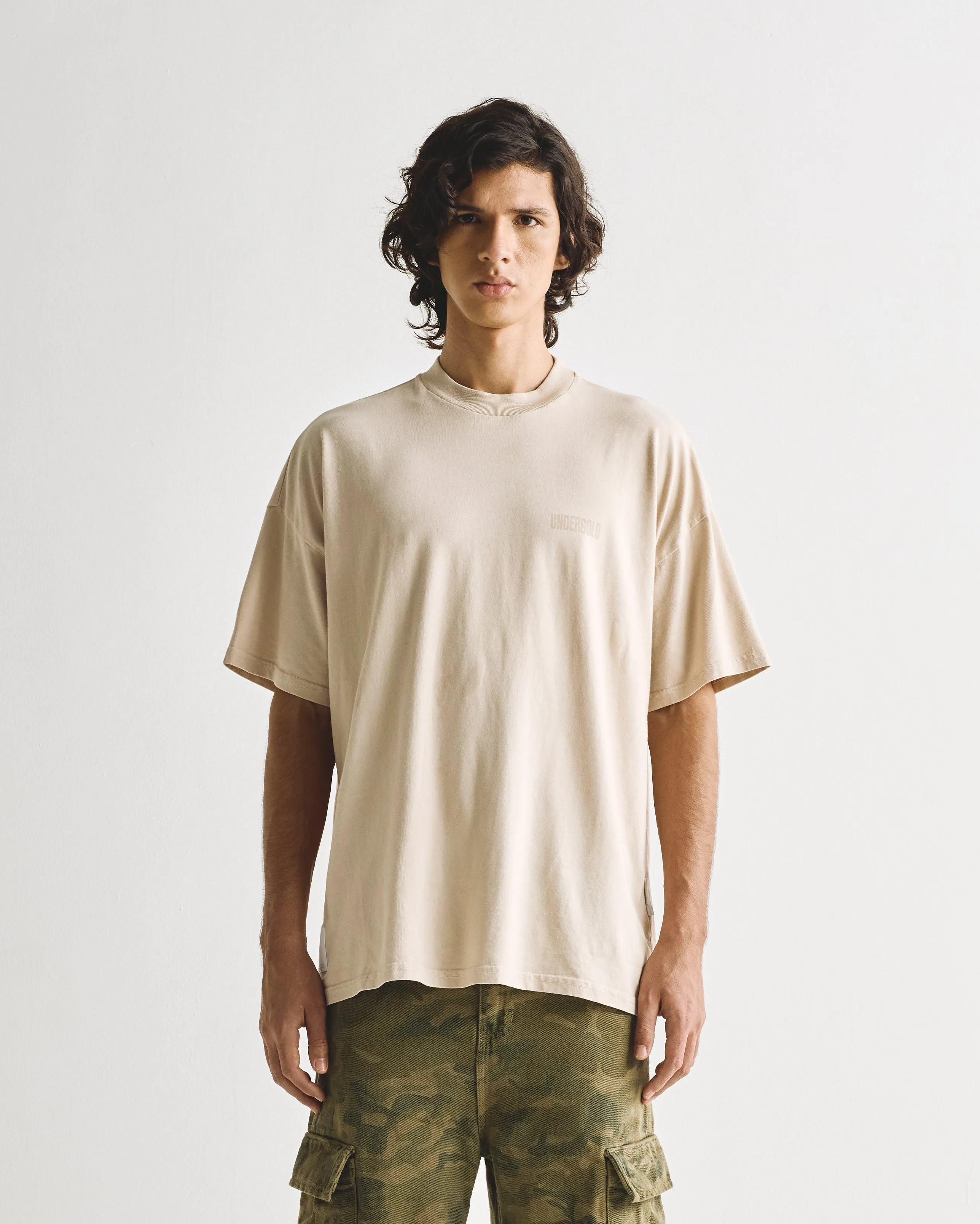 BASICS UNDERGOLD TSHIRT CREAM
