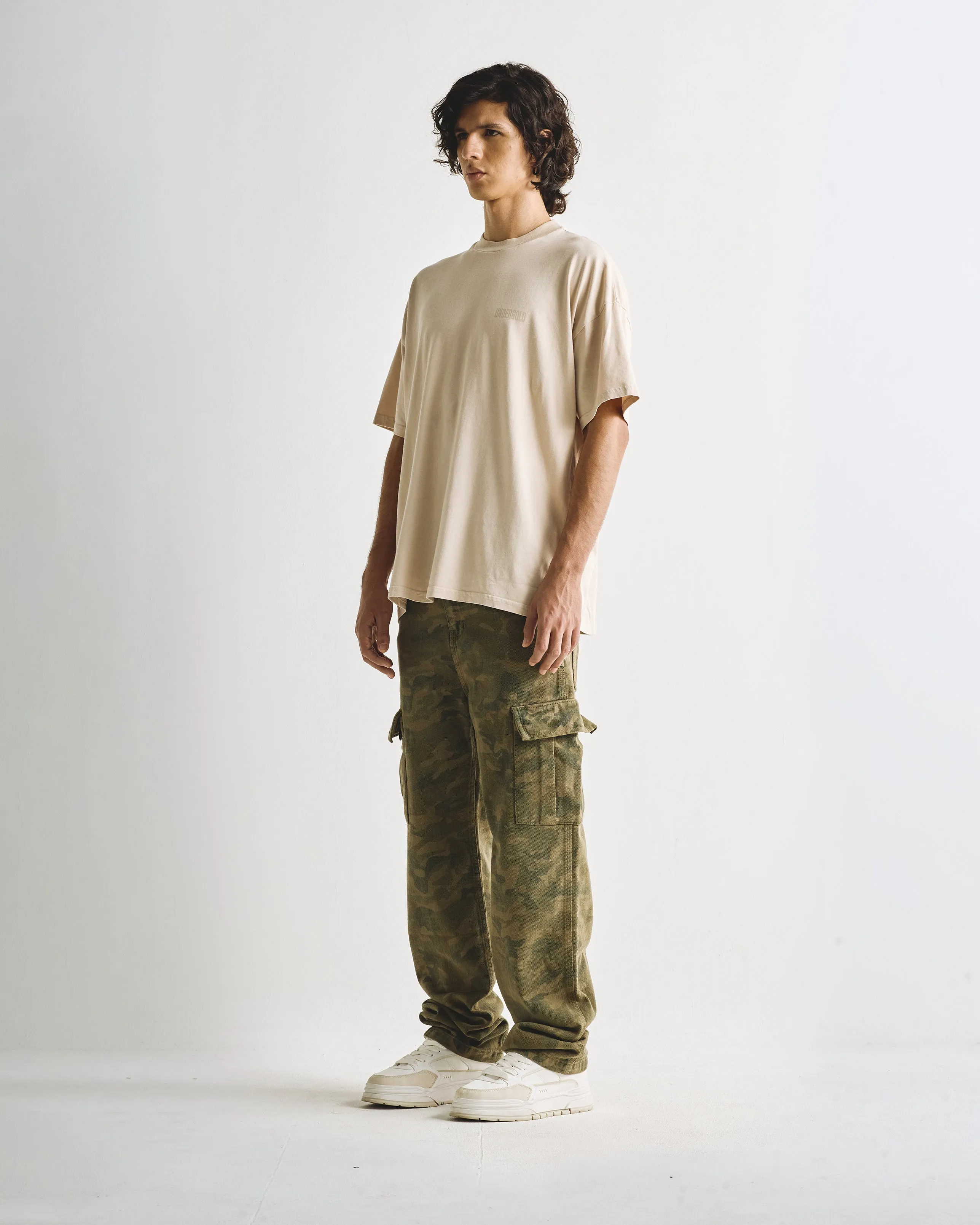 BASICS UNDERGOLD TSHIRT CREAM