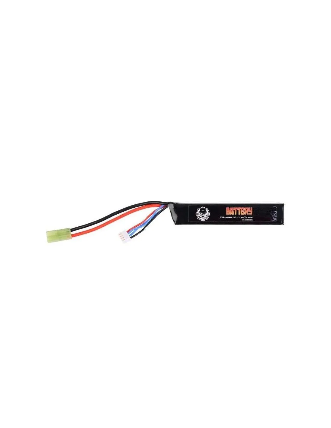 BATERIA LIPO 11.1V 1100 MAH 25C  STICK  DUEL CODE