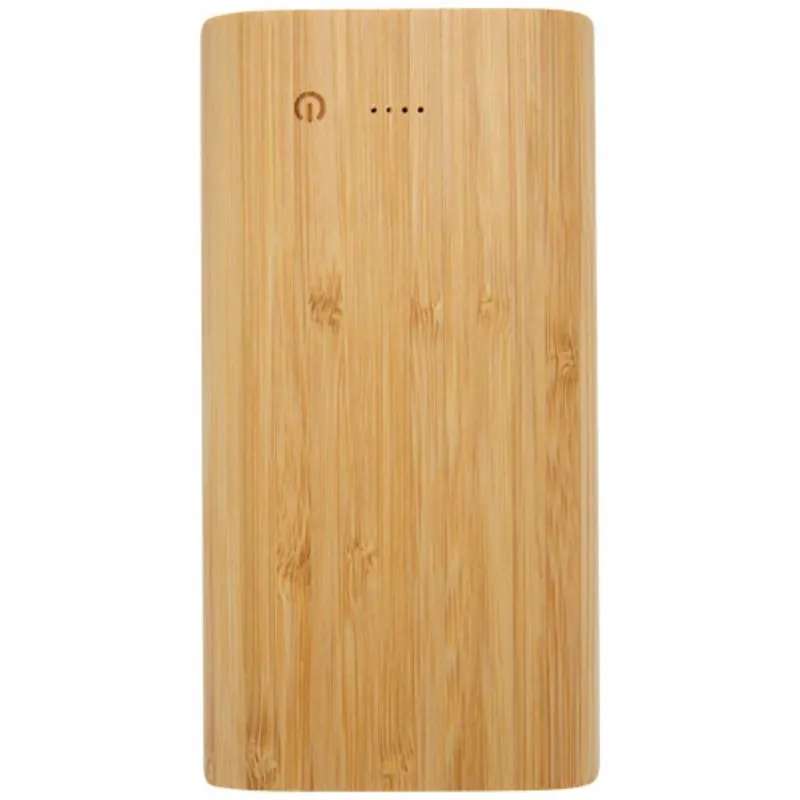 Batería externa publicitaria de 20,000 mAh de bambú Tulda