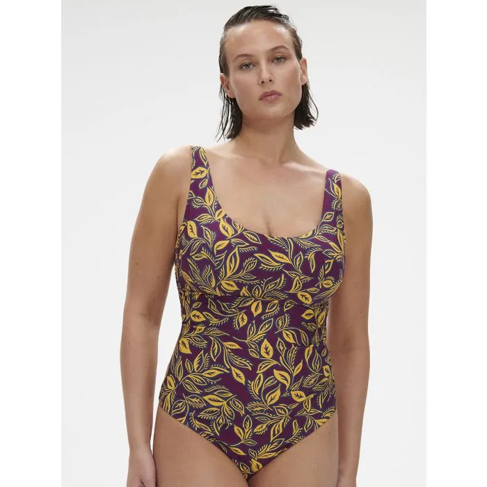 Bañador mujer Simone Perele Melia con aros 1EDB12 Violet Agadir