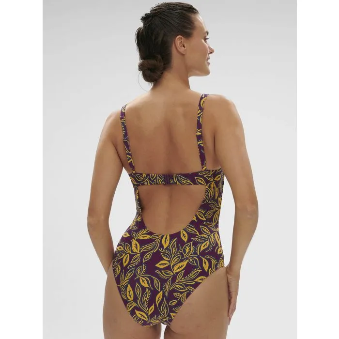 Bañador mujer Simone Perele Melia con aros 1EDB12 Violet Agadir