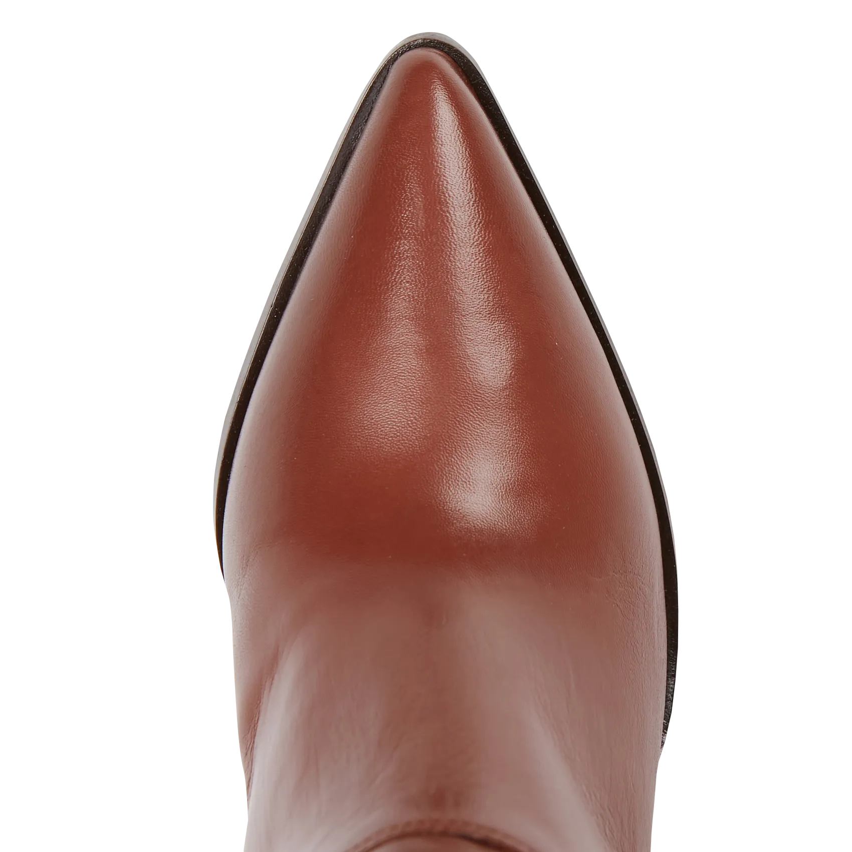 BERENICE LENA  BOTAS ALTAS DE PIEL EN MARRON