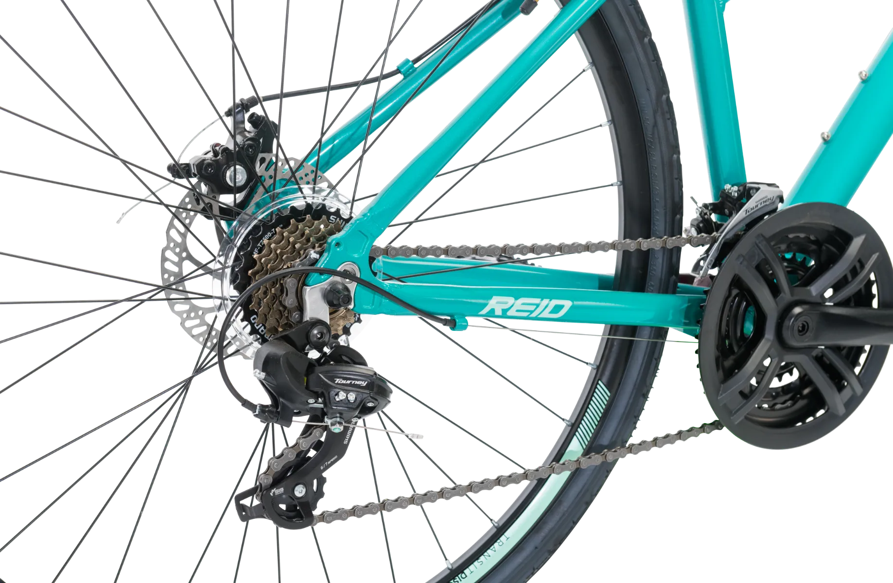 Bicicleta Urbana Reid Transit Disc WSD Verde