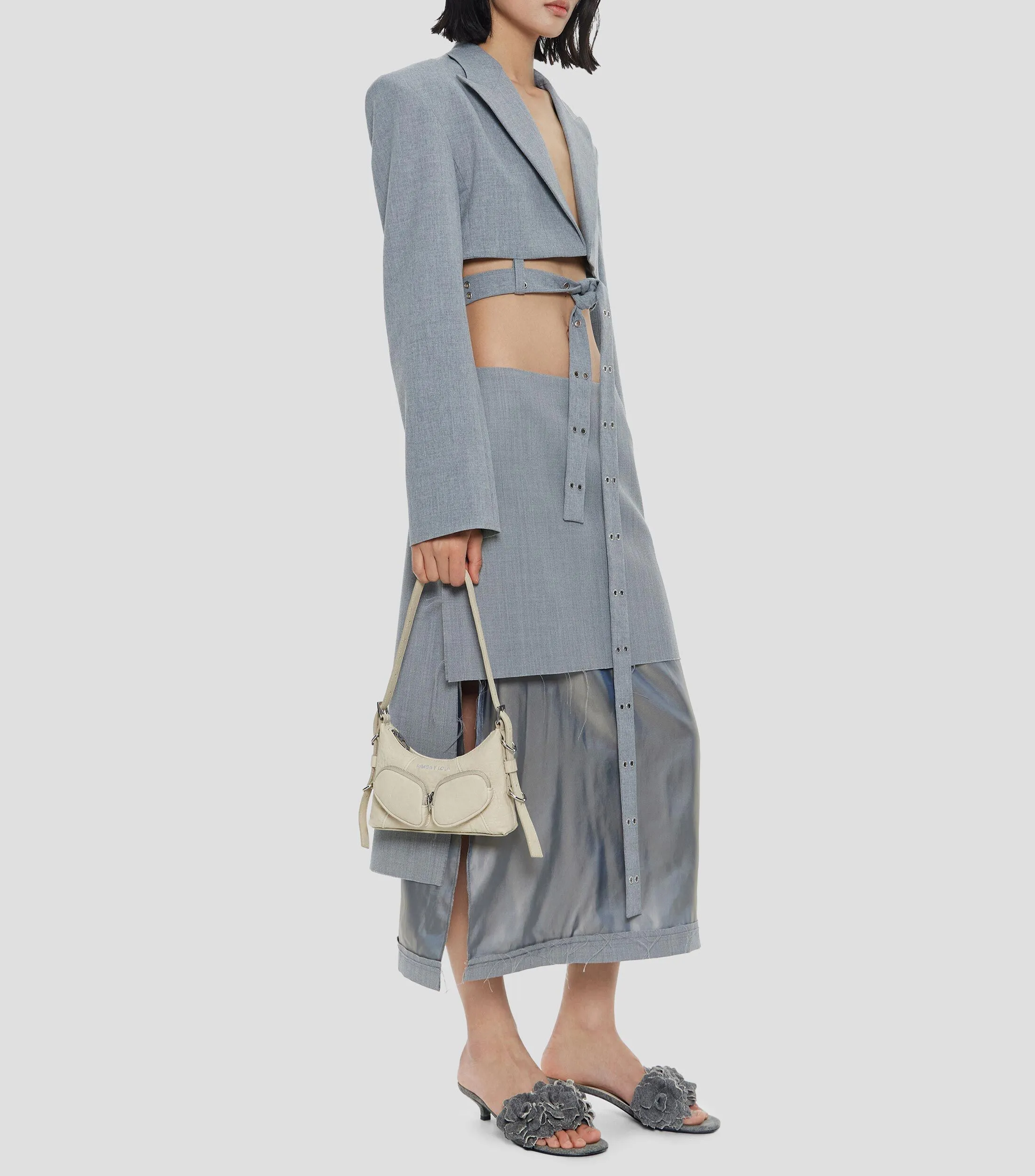 Bimba y Lola Bolso Hobo Pocket en Piel Mujer