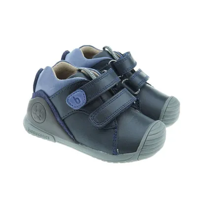 BIOMECANICSZapatillas piel doble velcro bebé Biomecanics 221122A