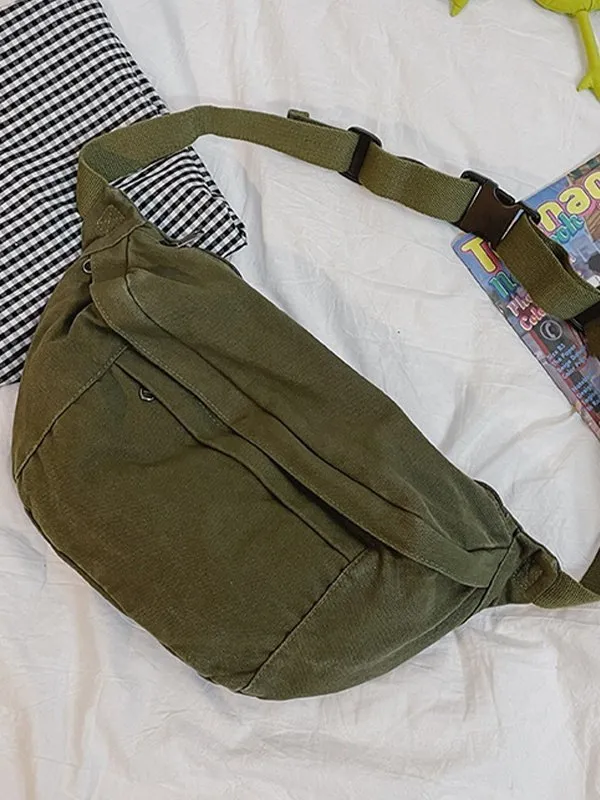 Bolso bandolera vintage con capacidad de lavado