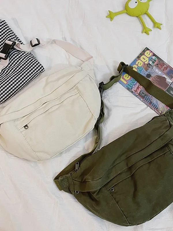 Bolso bandolera vintage con capacidad de lavado