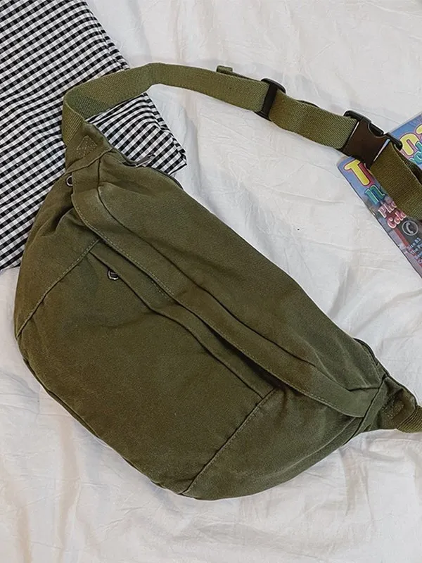 Bolso bandolera vintage con capacidad de lavado