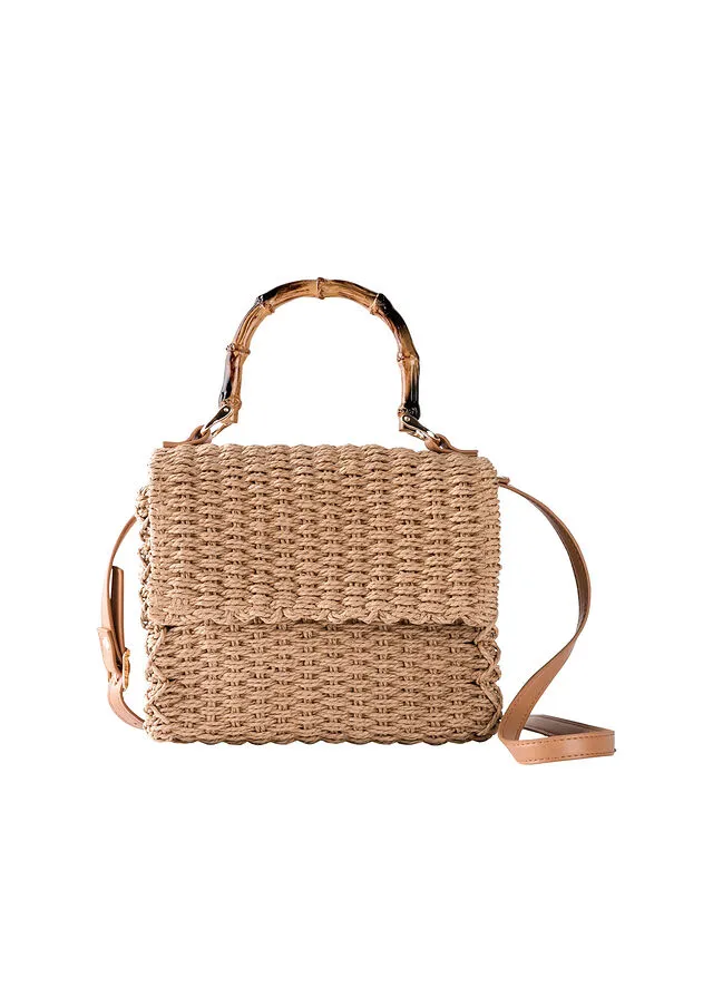 BOLSO DE PAJA NATURALCOñAC