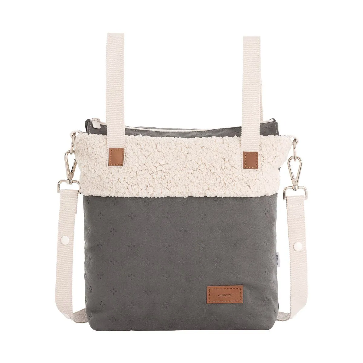 BOLSO TALEGA SOFT WINTER GRIS 12x40x35 CM CAMBRASS