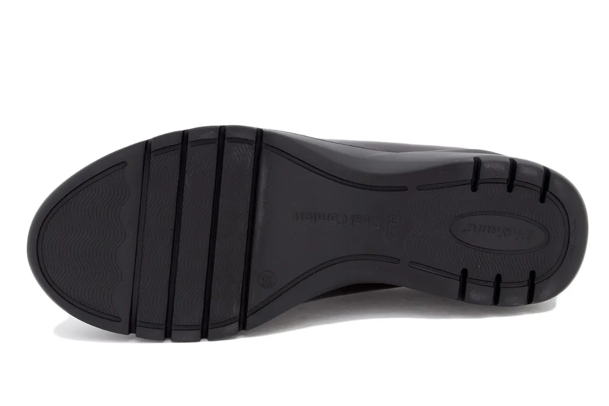 BORDEAUX PATENT LACEUP SHOE