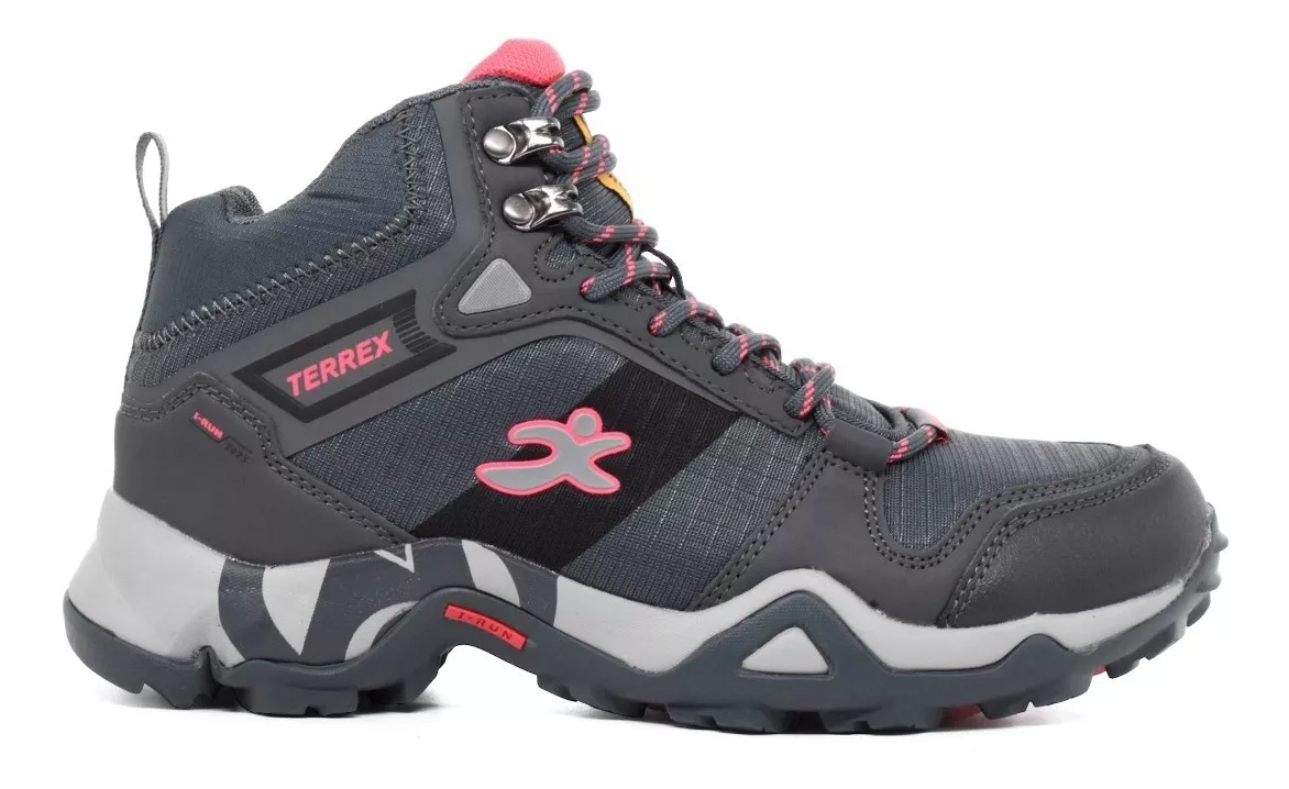 Bota Zapatilla Trekking Botita Mujer Importada Irun 6486